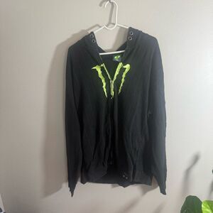 Monster Energy Zip Up Hoodie Jacket - Size XXL